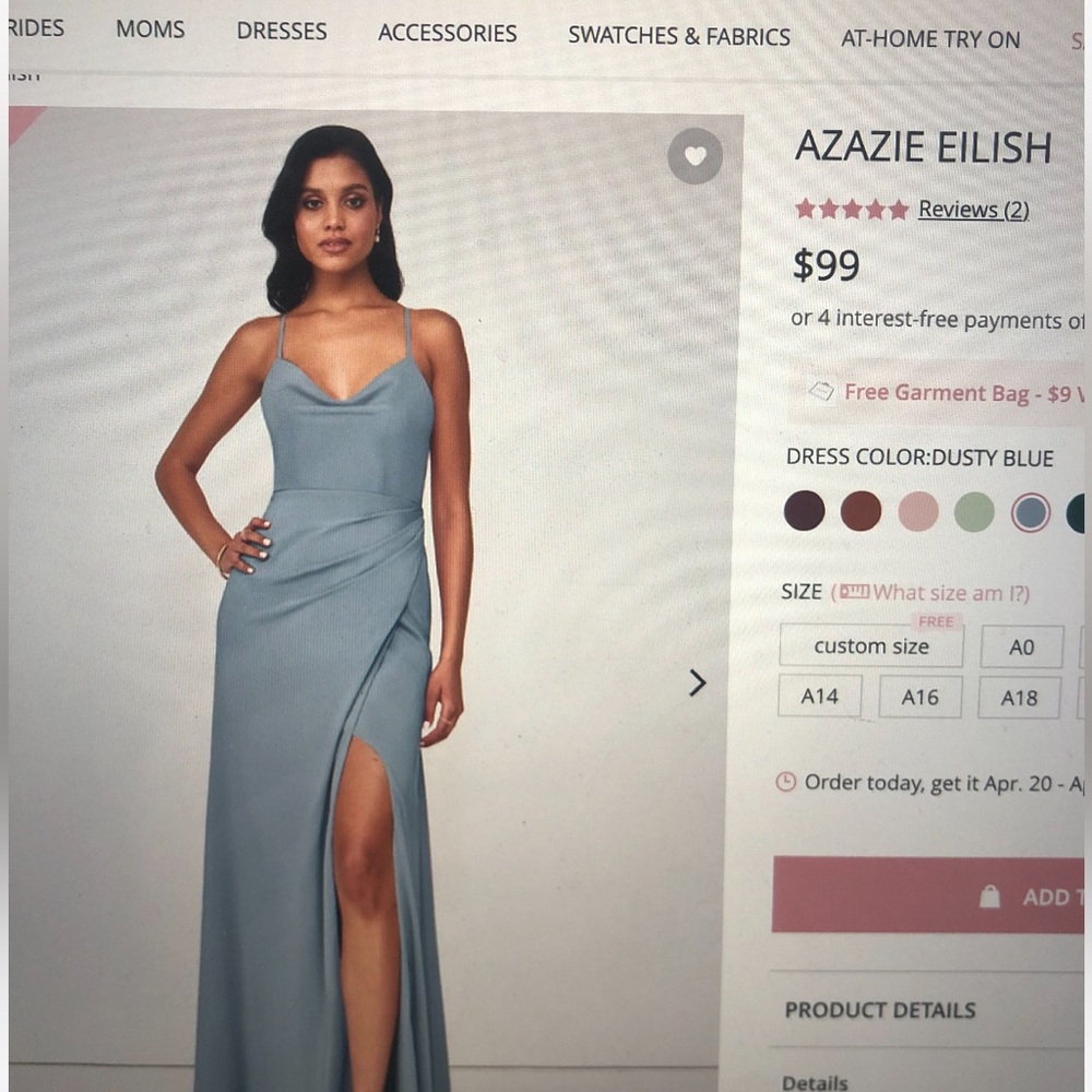 Elegant Blue dress